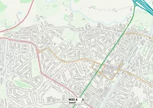 Park Road Gallery: Trafford M33 6 Map