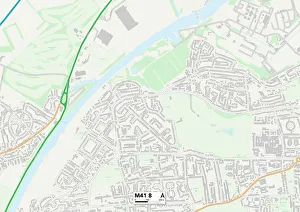 Ashbourne Avenue Gallery: Trafford M41 8 Map
