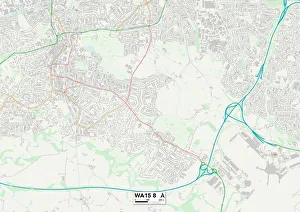 UK Maps Gallery: Trafford WA15 8 Map