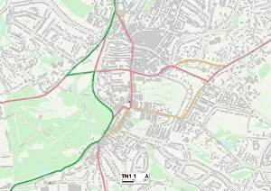 Dudley Road Gallery: Tunbridge Wells TN1 1 Map