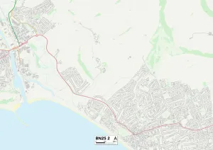 Seaford Road Gallery: UK Maps, BN Brighton, BN25 2