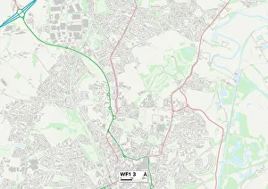UK Maps Gallery: Wakefield WF1 3 Map