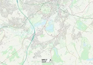 UK Maps Gallery: Wakefield WF2 7 Map