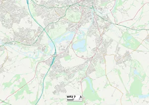 UK Maps Gallery: Wakefield WF2 7 Map