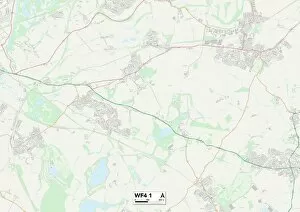 Back Lane Gallery: Wakefield WF4 1 Map