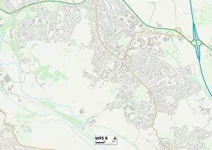 Back Lane Gallery: Wakefield WF5 8 Map