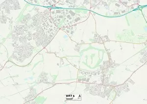 Red Lane Gallery: Wakefield WF7 6 Map