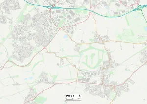 UK Maps Gallery: Wakefield WF7 6 Map