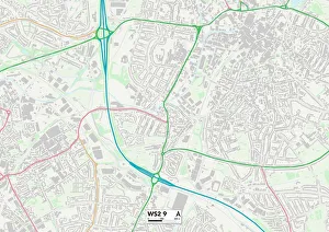 Brook Street Gallery: Walsall WS2 9 Map