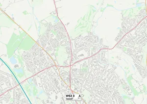Valley Road Gallery: Walsall WS3 3 Map
