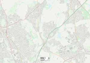 Woodhaven Gallery: Walsall WS4 1 Map