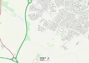 Warwick CV34 7 Map