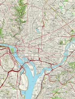 Washington Dc Gallery: Washington DC City Map