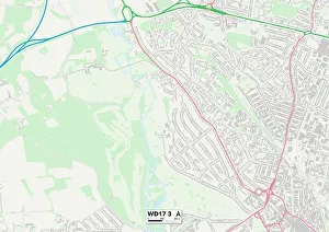 Cottage Close Gallery: Watford WD17 3 Map