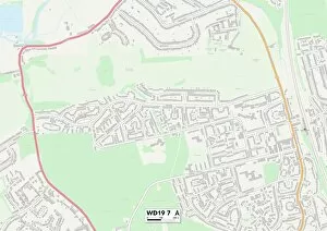 Harrogate Road Gallery: Watford WD19 7 Map