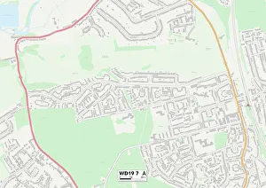 Harrogate Road Gallery: Watford WD19 7 Map