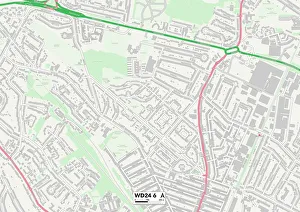 Beech Road Gallery: Watford WD24 6 Map