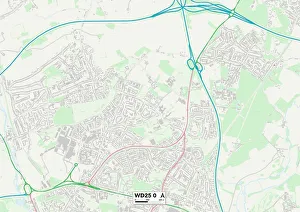 Hazel Grove Gallery: Watford WD25 0 Map