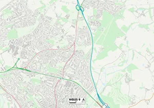 Second Avenue Gallery: Watford WD25 9 Map