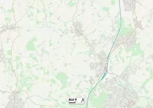 Welwyn Hatfield AL6 9 Map