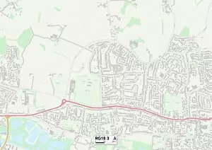 Manor Lane Gallery: West Berkshire RG18 3 Map