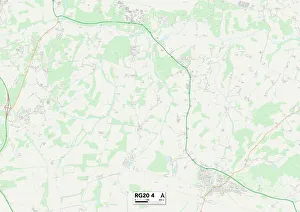 Ash Road Gallery: West Berkshire RG20 4 Map