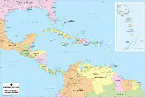 Maps Gallery: West Indies and Caribbean Map