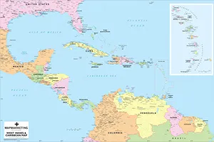 Maps Gallery: West Indies and Caribbean Map