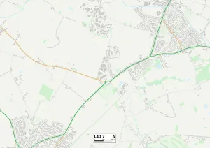 Manor Crescent Gallery: West Lancashire L40 7 Map