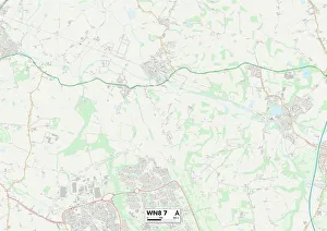 Wood Lane Gallery: West Lancashire WN8 7 Map