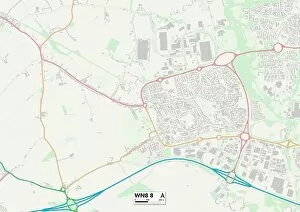 Fern Close Gallery: West Lancashire WN8 8 Map
