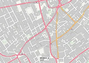 Shaftesbury Avenue Gallery: Westminster WC2H 0 Map