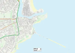 Weymouth And Portland Gallery: Weymouth and Portland DT4 8 Map
