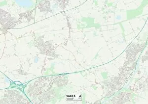 UK Maps Gallery: Wigan WA3 5 Map
