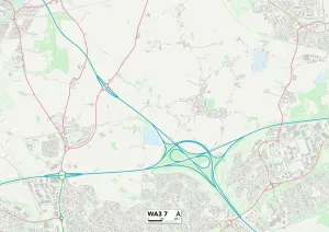 Smithy Lane Gallery: Wigan WA3 7 Map
