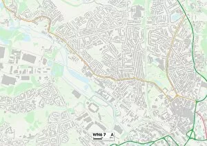 Park Road Gallery: Wigan WN6 7 Map