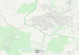 Manor Gardens Gallery: Wiltshire BA12 8 Map