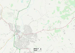 The Common Gallery: Wiltshire SN12 7 Map
