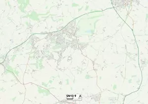 Valley Road Gallery: Wiltshire SN13 9 Map