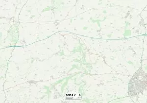 The Green Gallery: Wiltshire SN14 7 Map