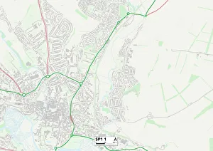 Wessex Road Gallery: Wiltshire SP1 1 Map