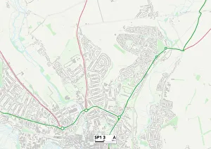 Somerset Road Gallery: Wiltshire SP1 3 Map