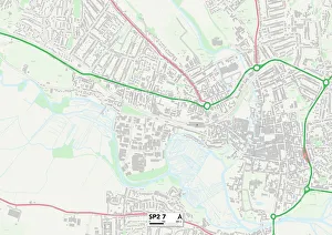 Cherry Close Gallery: Wiltshire SP2 7 Map