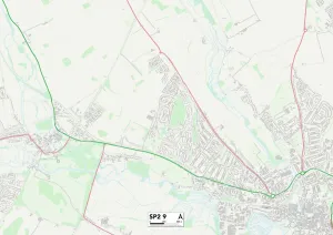Lower Road Gallery: Wiltshire SP2 9 Map