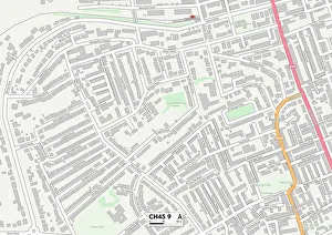 Dudley Road Gallery: Wirral CH45 9 Map