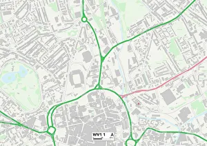 North Road Gallery: Wolverhampton WV1 1 Map