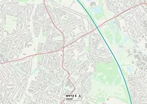 Tennyson Road Gallery: Wolverhampton WV12 5 Map