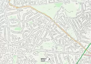 Victoria Road Gallery: Wolverhampton WV3 7 Map