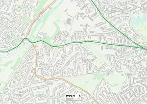 Park Rise Gallery: Wolverhampton WV3 9 Map