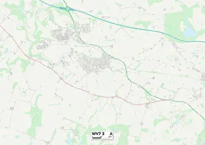 Manor Gardens Gallery: Wolverhampton WV7 3 Map